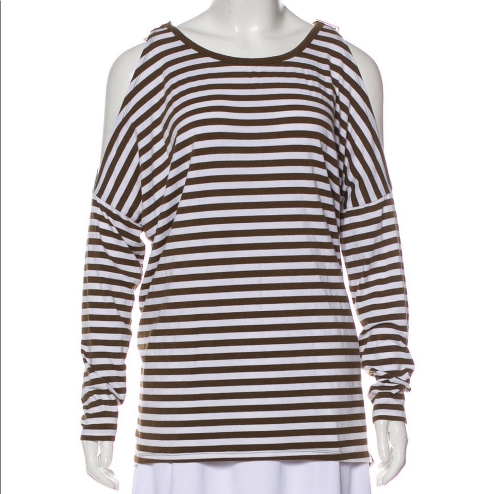 MICHAEL Michael Kors Loose Fit Cold-Shoulder Tee